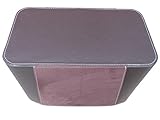 TermaTech Kaminholzkorb Leder Look braun - 6