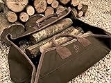 Esschert Design Tasche für Kaminholz dunkelgrün W5210 - 3