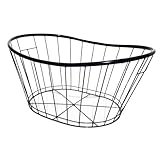 Habau Holzkorb aus Polyethylen mit Metallrahmen Grau 63,5 x 44,5 x 30 cm - 4